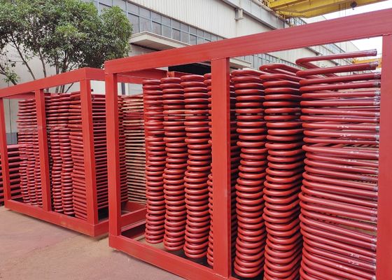 ASME أنبوب الأفعى من الفولاذ الكربوني لقطن الصناعة / محطة الطاقة