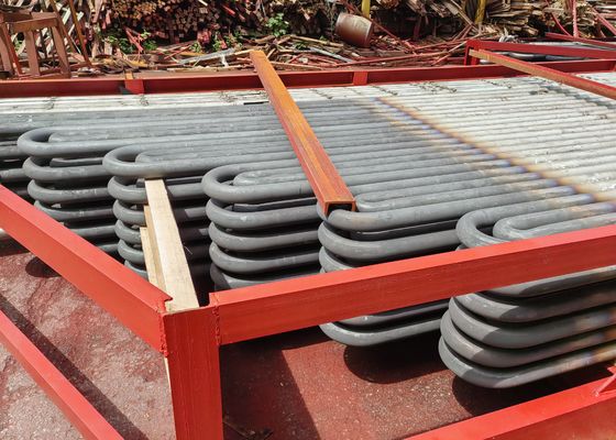 ASTM A249 الفولاذ الكربوني الملفوفة serpentine / أنبوب الثعبان في غلاية إعادة التدفئة