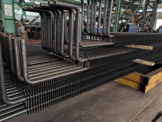 ASME حرارة تبادل فولاذ الكربونية الغلاية H Fin الأنابيب مع تكلفة صيانة منخفضة