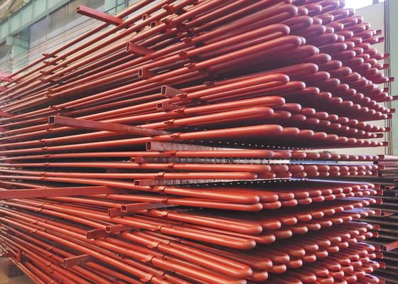 أنبوب الحبل الملتصق لمبادل الحرارة والحرارة الفائقة في غلاية استرداد الحرارة النفايات مع اختبار هيدروستاتيكي بنسبة 100٪