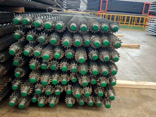 أنبوب الدرابزين المتعرج سبائك الفولاذ الكربون الفولاذ الفولاذ المقاوم للصدأ نقل الحرارة