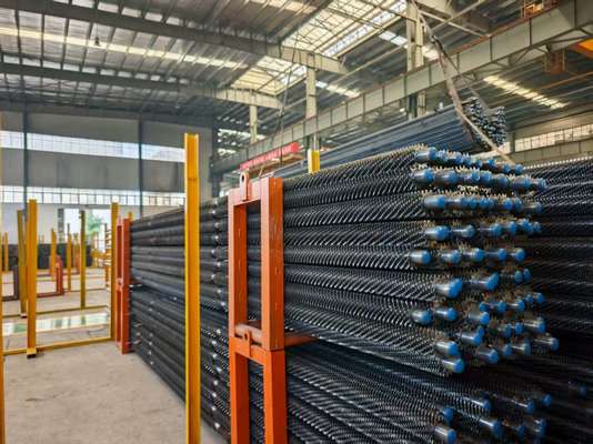 أنبوب زعانف غلاية من الفولاذ المقاوم للصدأ لتبديد الحرارة