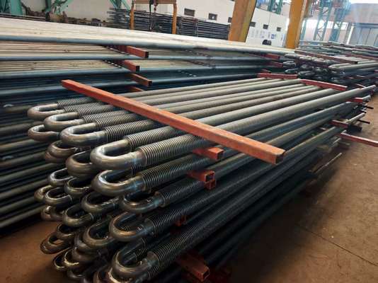 أنبوب زعانف حلزوني مخصص للمرجل، فولاذ كربوني، لحام عالي التردد، كفاءة عالية
