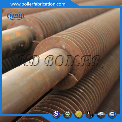 أنبوب H Fin مزدوج مع ما يصل إلى 20 طن / ساعة إنتاج البخار و 3 سنوات ضمان مصنوعة من الفولاذ ND