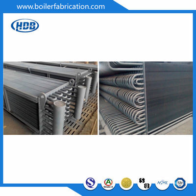 أنبوب H Fin مزدوج مع ما يصل إلى 20 طن / ساعة إنتاج البخار و 3 سنوات ضمان مصنوعة من الفولاذ ND