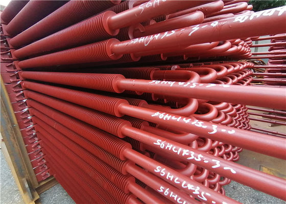 أنبوب زعانف المرجل الحلزوني القياسي ASME مع إنتاج بخار بحد أقصى 20 طن/ساعة ومستوى أمان عالٍ