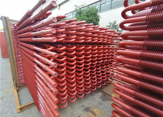 أنبوب زعانف المرجل الحلزوني القياسي ASME مع إنتاج بخار بحد أقصى 20 طن/ساعة ومستوى أمان عالٍ