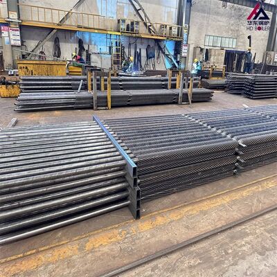 مبادل حراري بأنبوب زعانف حلزوني مسنن صلب من الفولاذ المقاوم للصدأ مضاد للرماد