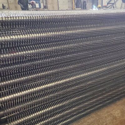 أنبوب زعانف غلاية عالي الكفاءة من الفولاذ المقاوم للصدأ SA213/ASTM بتصميم حلزوني مسنن مخصص