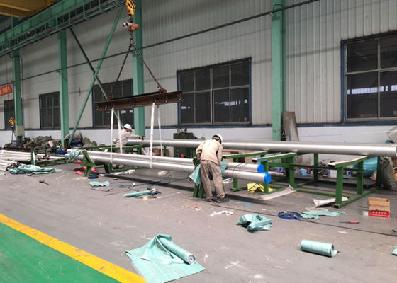 أنبوب مستدير غير ملحوم غير قابل للصدأ ASTM A213 TP304 TP304L 6M Min WT 16BWG