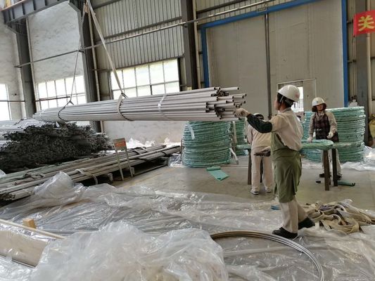 أنابيب ملحومة Ss من الفولاذ المقاوم للصدأ ASTM A789 UNS S31803 2205 1.4462