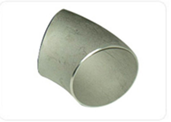 ASTM B815 S31803 S32205 أنابيب غلاية فولاذية للكوع / غطاء كوع فولاذي مزدوج الكوع LR SR