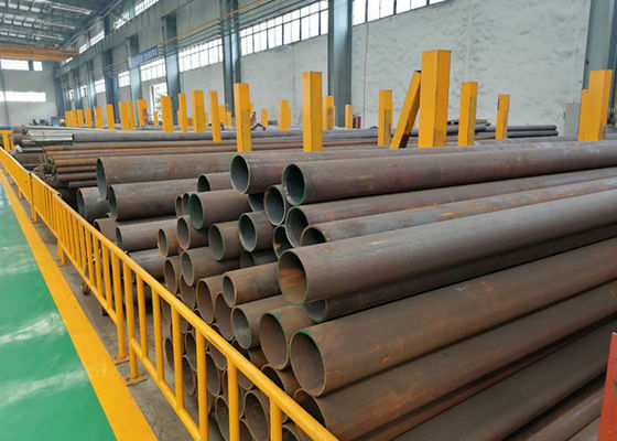 ASTM A210 Gr A درجة C غلاية أنابيب فولاذية / أنبوب مبادل حراري لمحطة توليد الطاقة