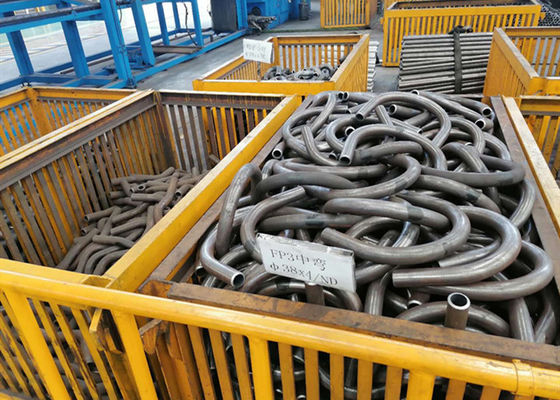 ASTM A234 WPB S LR أنابيب غلاية فولاذية / كربون فولاذ مزورة
