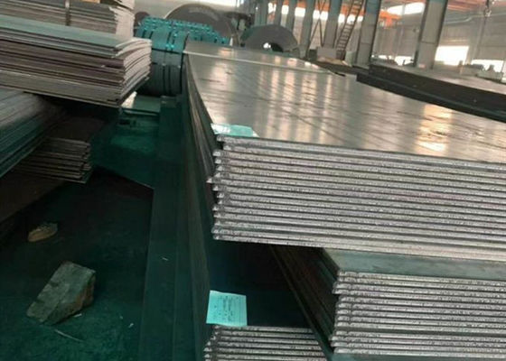 EN10025 S355JR صفيحة فولاذية معتدلة مسطحة لقطع ثني الحفر
