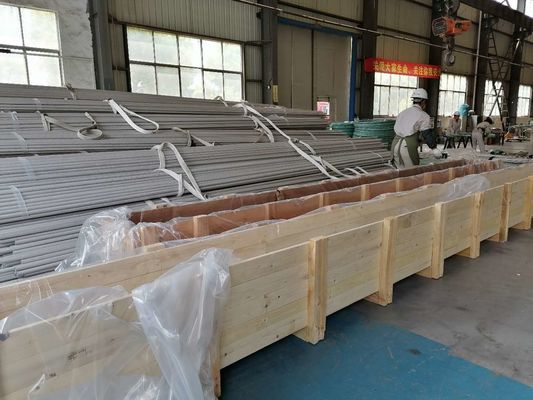JIS G3459 أنابيب ملحومة ملحومة من الفولاذ المقاوم للصدأ 300A SCH 40 6M مخلل نهاية عادي صلب