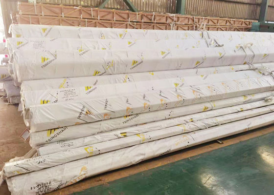 EN ASTM A312 TP316L أنابيب الفولاذ المقاوم للصدأ الملحومة