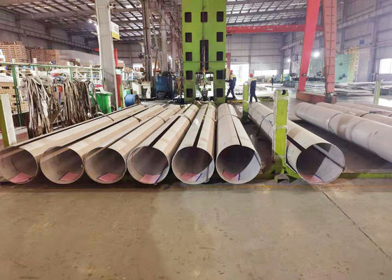 EN ASTM A312 TP316L أنابيب الفولاذ المقاوم للصدأ الملحومة