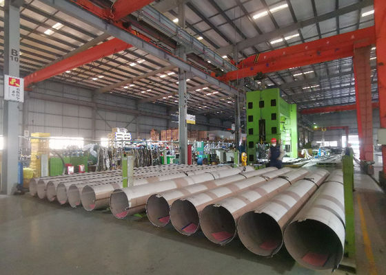 OD2500mm 310S الفولاذ المقاوم للصدأ الأنابيب الملحومة مع لحام الانحناء