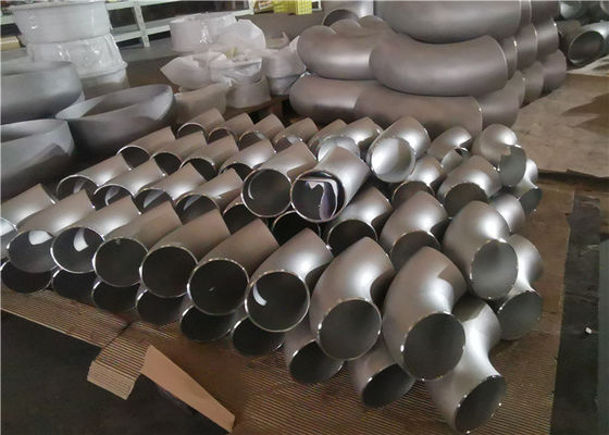 SGS DIN2605 90 درجة أنبوب ملحوم بتركيب الكوع على البارد