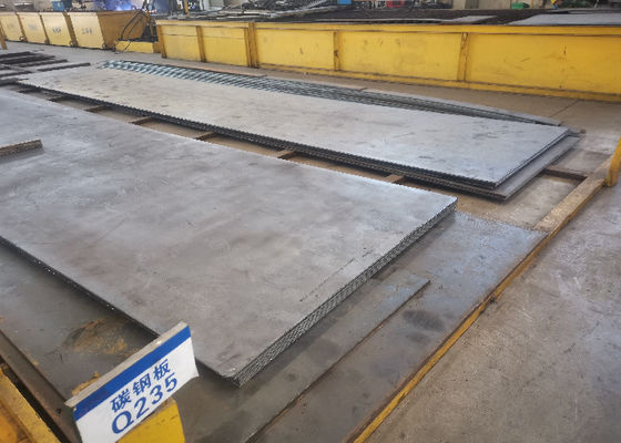 ASME HR Q235 A36 لوح صفيحة من الصلب الكربوني سمك 10.00 مم