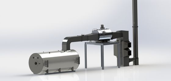 1.6MPa نظام إعادة تدوير غاز المداخن مرجل ناقل حراري عضوي