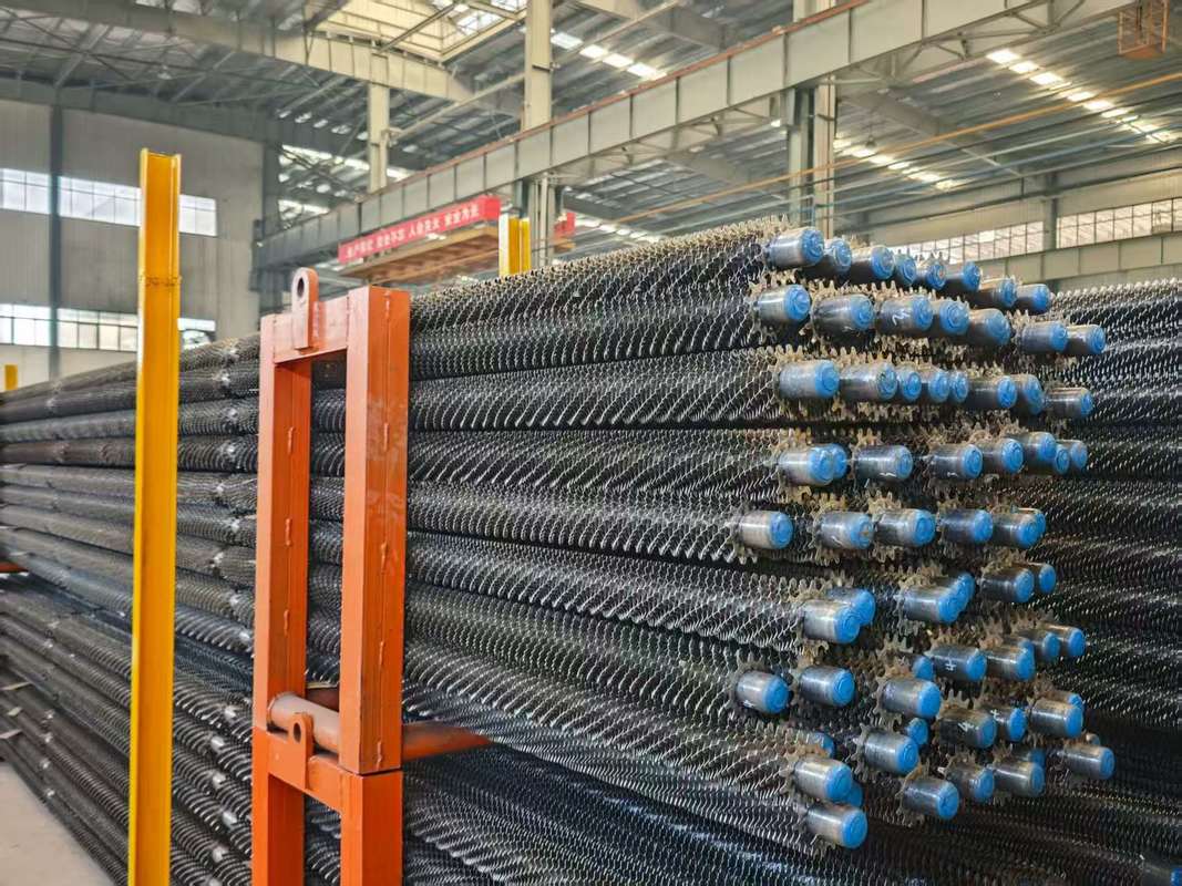 أنبوب زعانف غلاية من الفولاذ المقاوم للصدأ لتبديد الحرارة