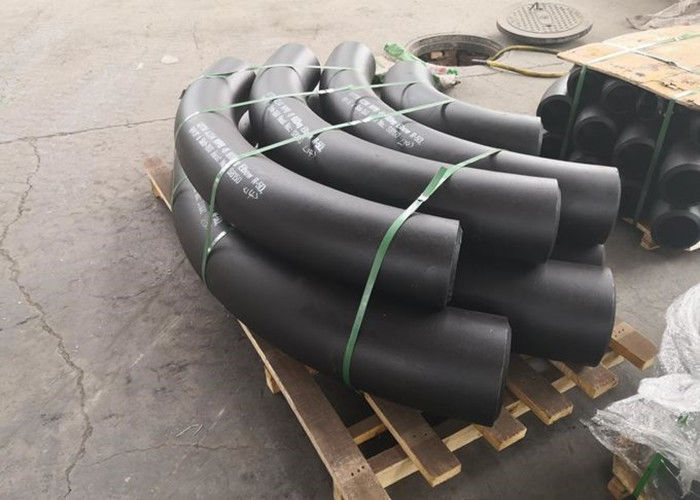 الفولاذ المقاوم للصدأ 45 درجة سطح الكوع الصدأ والدليل على النفط الأسود ASTM A234 ASTM A420